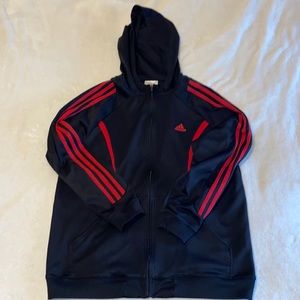 Adidas Zip Up Sweatshirt - 100% Polyester